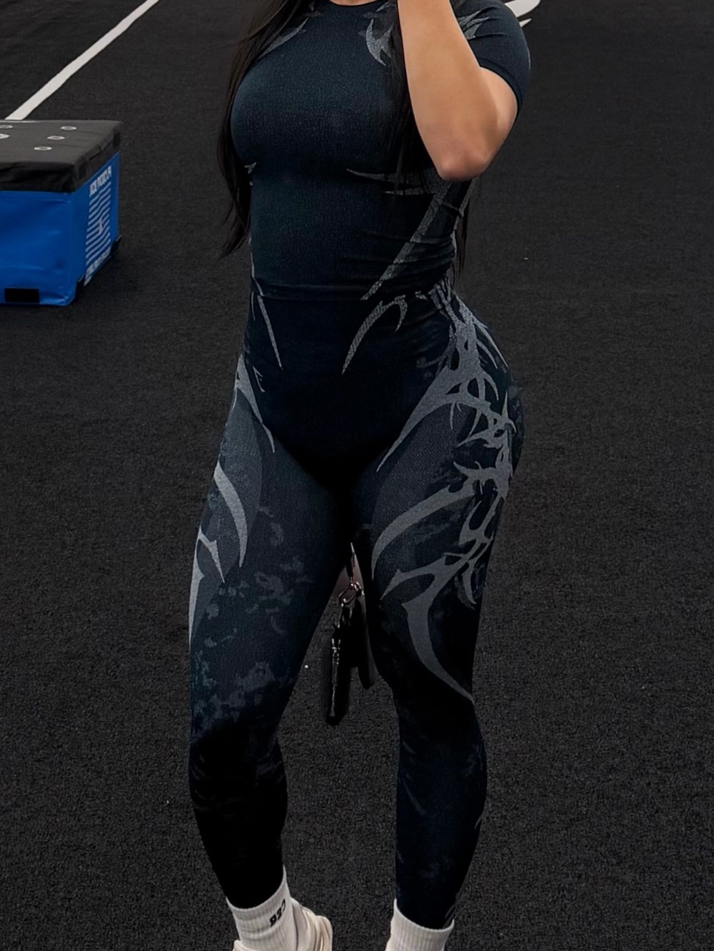 Gymshark Storm Seamless Leggings Deep Petrol Blue/Smoke Blue